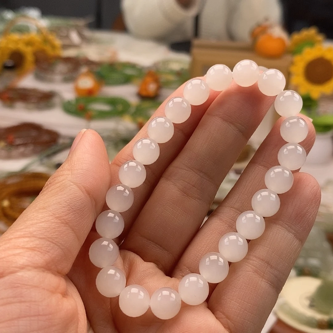 和田玉手串未镶嵌