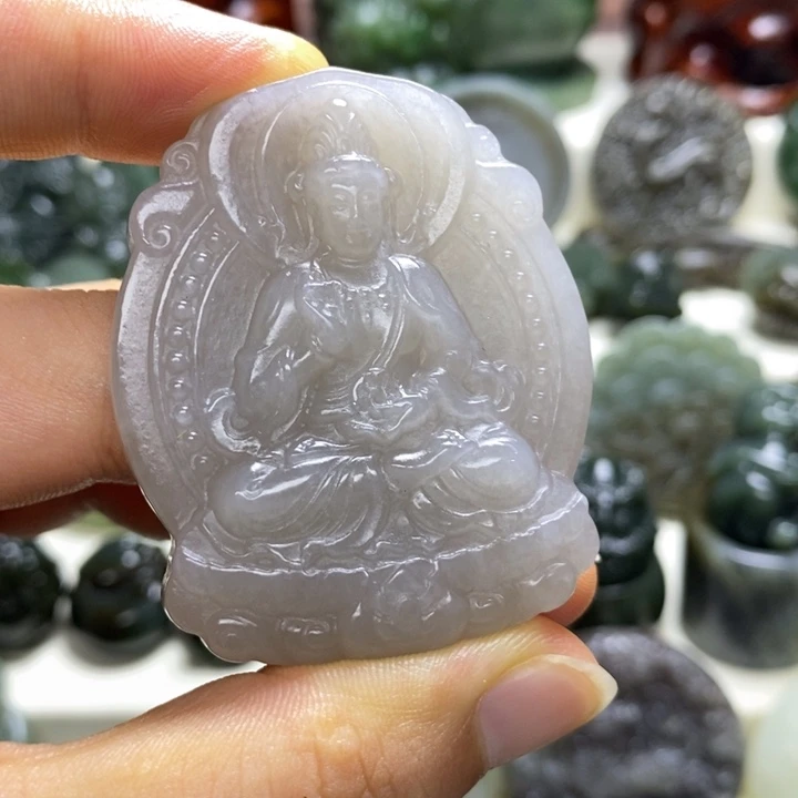 和田玉未镶嵌颈饰无**悔