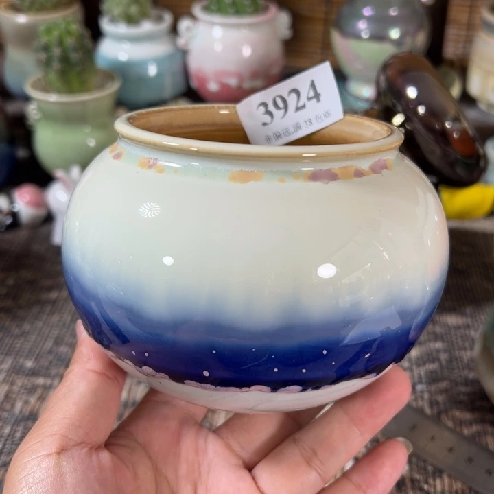 口8 手工花盆满30包邮