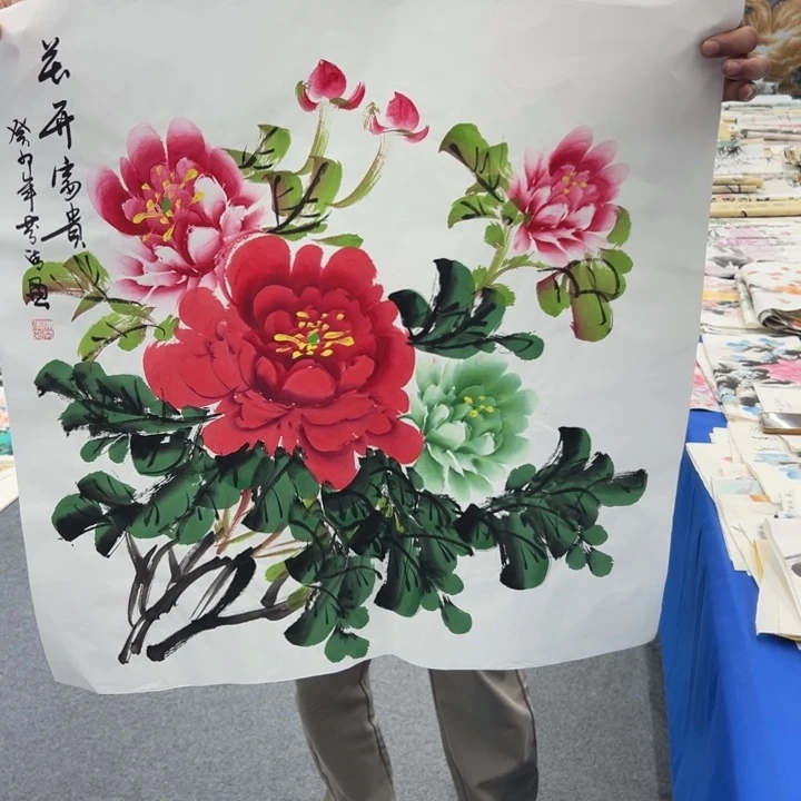 国画宣纸纯手绘字画