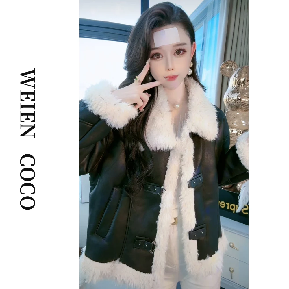 【薇恩COCO】气质时尚外套短款百搭上衣女设计师外套冬季新款S3073