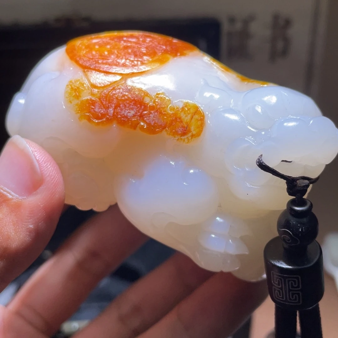和田玉未镶嵌颈饰D