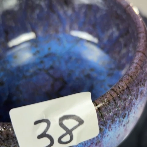 摆件郑****复犊泉钧窑作品