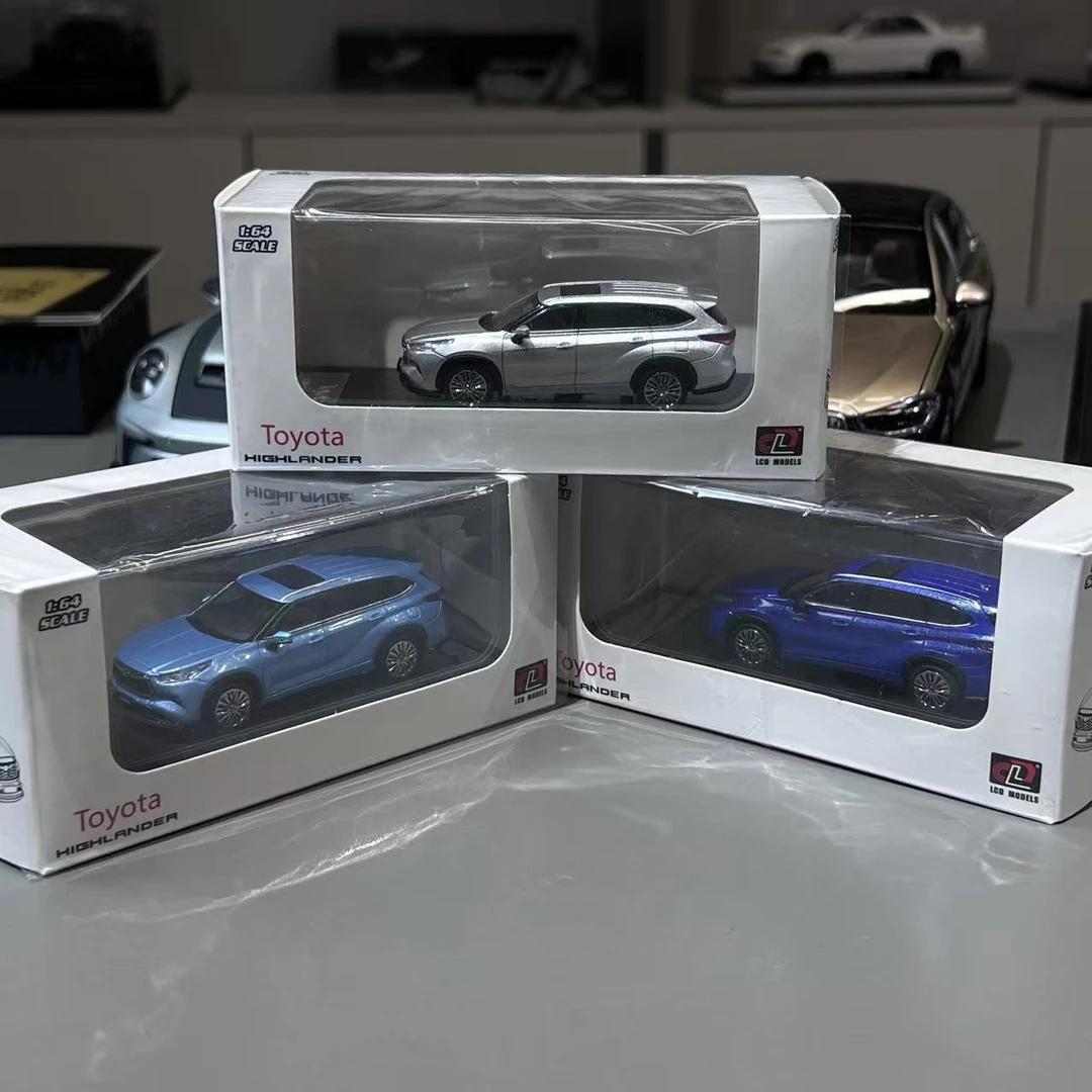 LCD1:64丰田汉兰达 特价合金汽车模型艺术品摆件