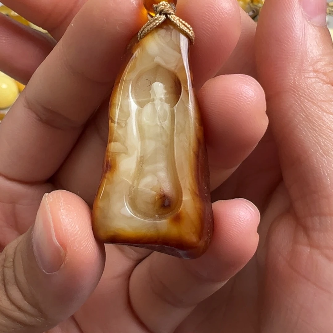 蜜蜡未镶嵌裸石微瑕