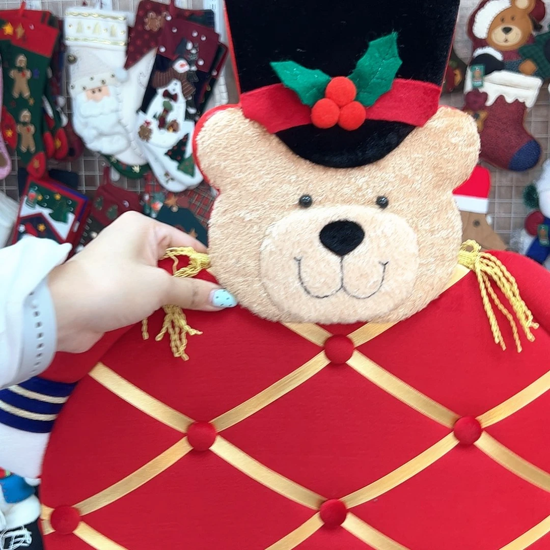 毛绒可爱圣诞节挂板挂照片