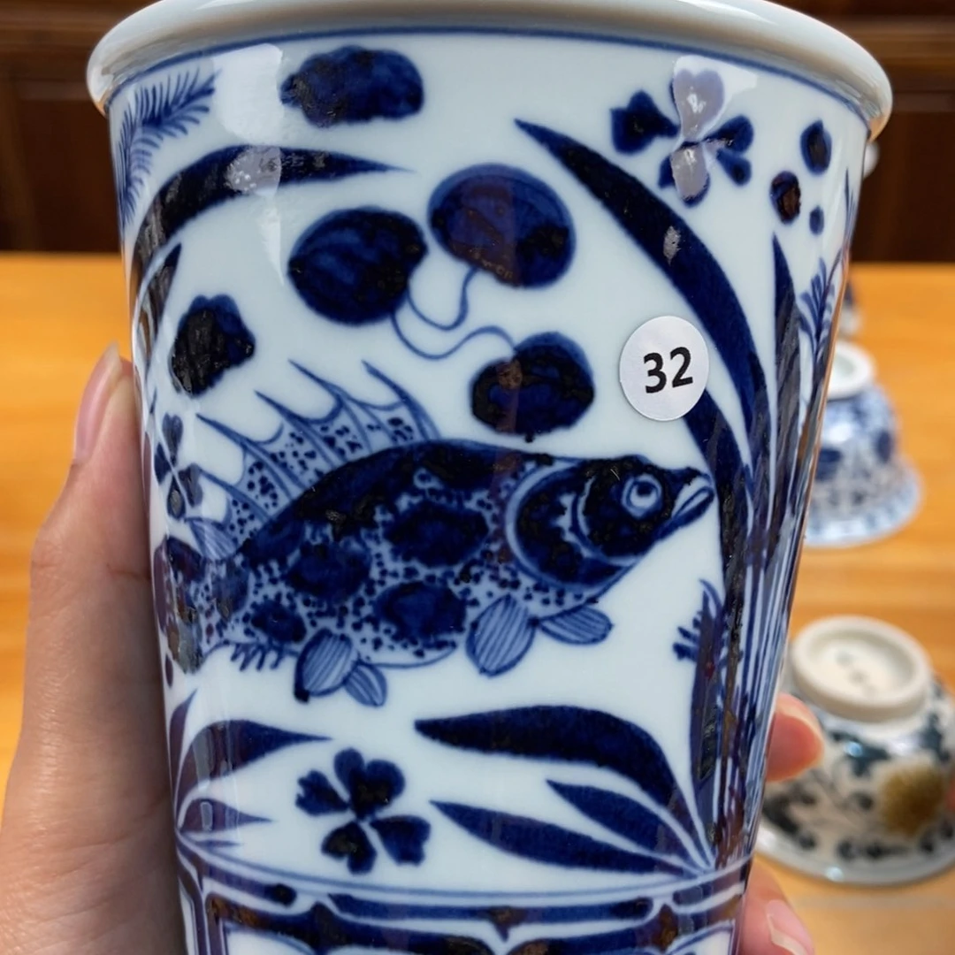 手绘现代茶具非古董
