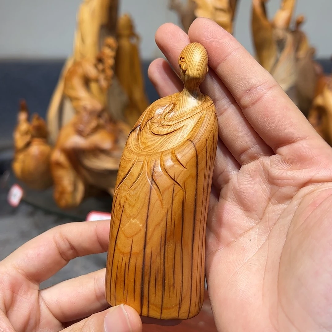 柏木崖柏木手把件摆件