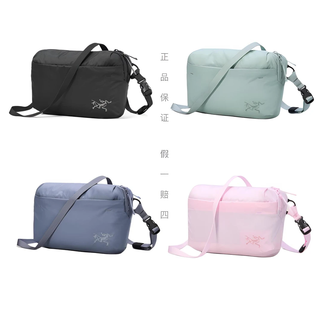 【自营保真】始祖鸟HELIAD 6L 运动休闲运动拉链刺绣标单肩包斜挎包