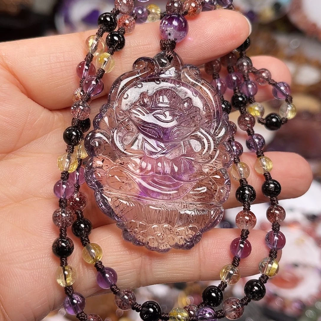 水晶颈饰未镶嵌订制