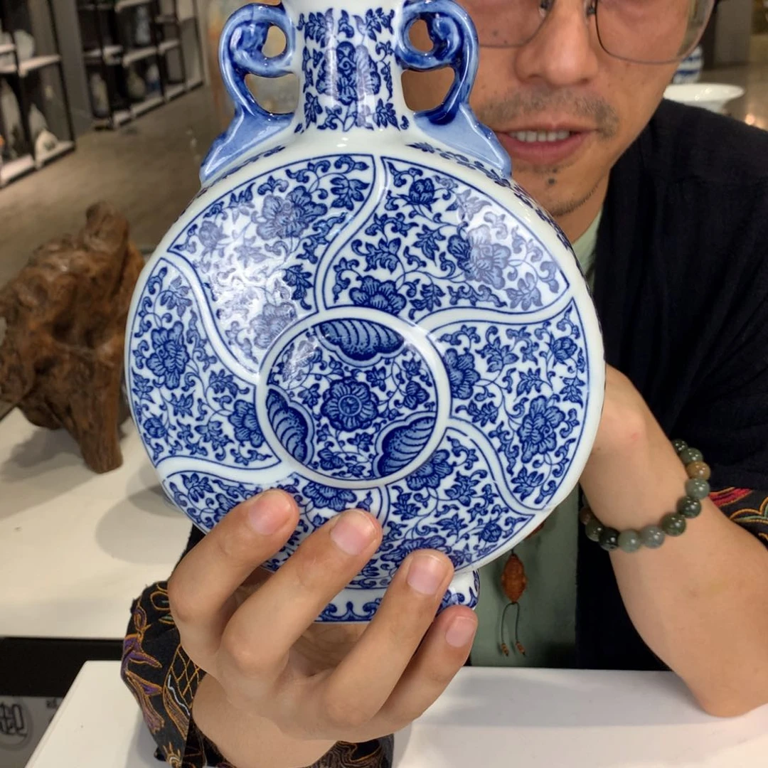 景德镇陶瓷花瓶摆件景德镇陶瓷t c