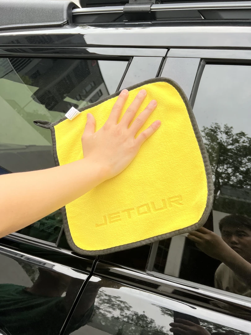 适用于捷途自由者山海T1毛巾30*30擦车巾30*60洗车毛巾清洗工具品