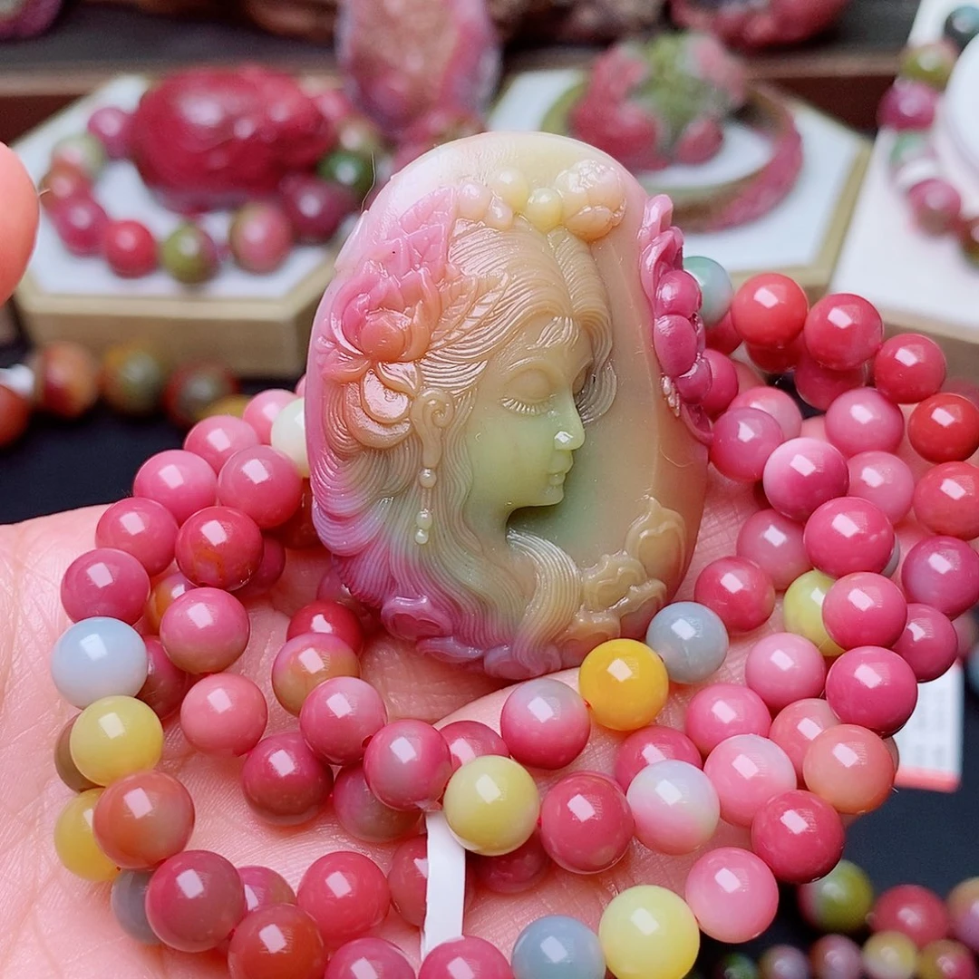 沙***花玛瑙/玉髓未镶嵌珠宝奇石盐源玛瑙定制