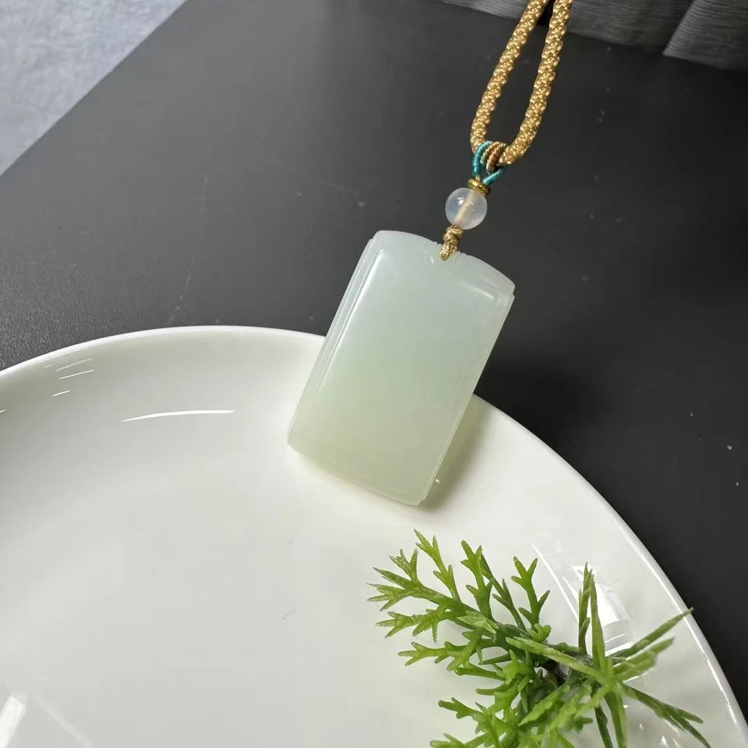 约40*24mm俄料平安无事牌吊坠