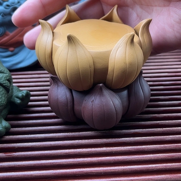 这***！茶宠紫砂紫砂莲花