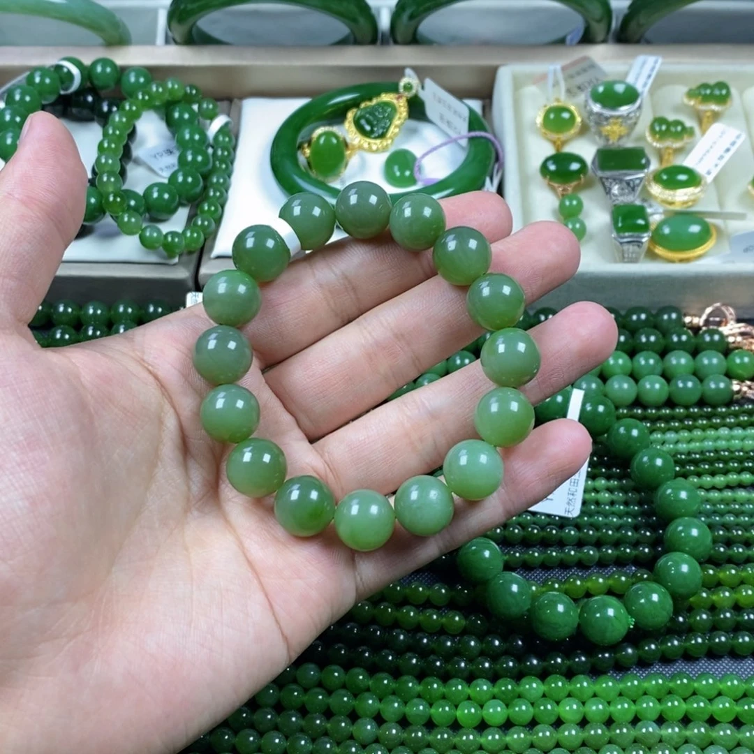 和田玉（碧玉）手串未镶嵌