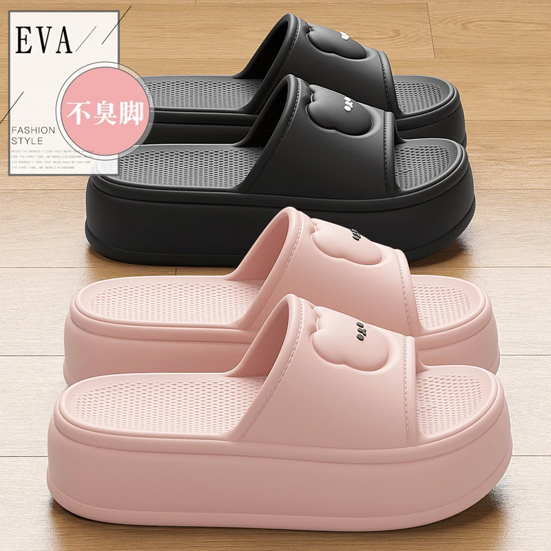 猫力厚底增高拖鞋女士夏季2025新款室内家居防滑踩屎感松糕凉拖鞋