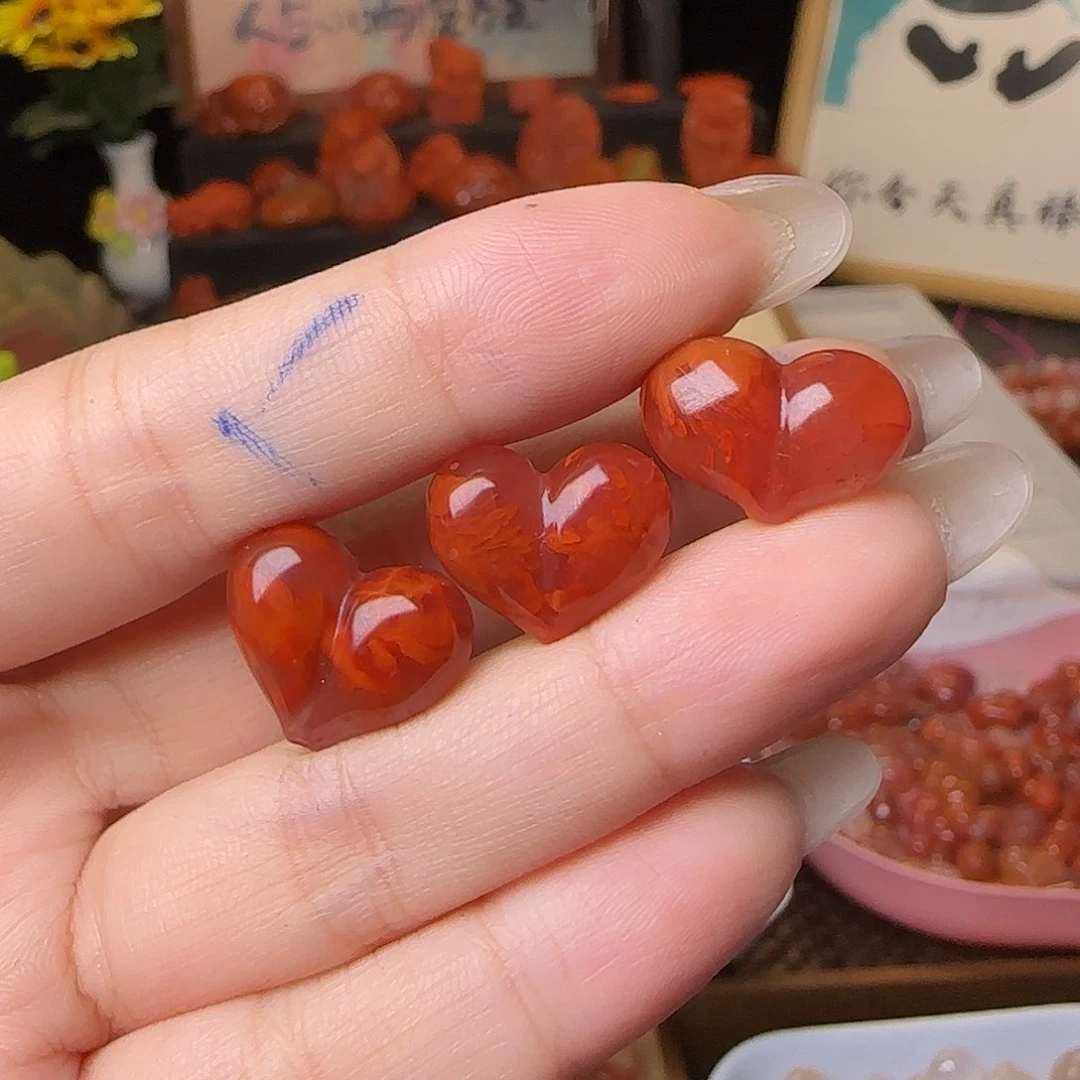 南红玛瑙未镶嵌吊坠(不含链)南红火焰