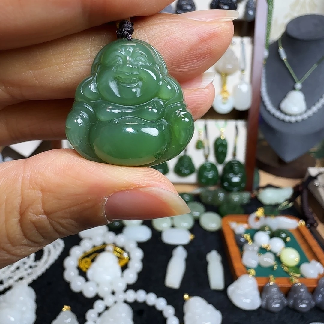 和田玉未镶嵌吊坠(不含链)