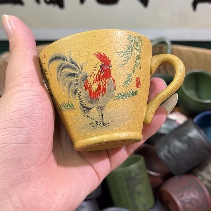 茶杯紫砂全手工紫砂主人杯