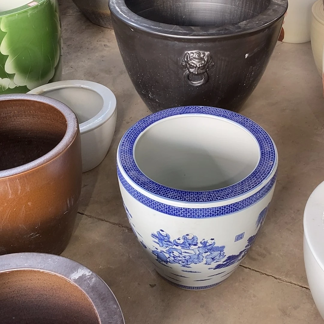 景德镇陶瓷鱼缸艺术