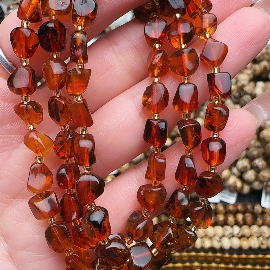 琥珀未镶嵌手链抚顺琥珀