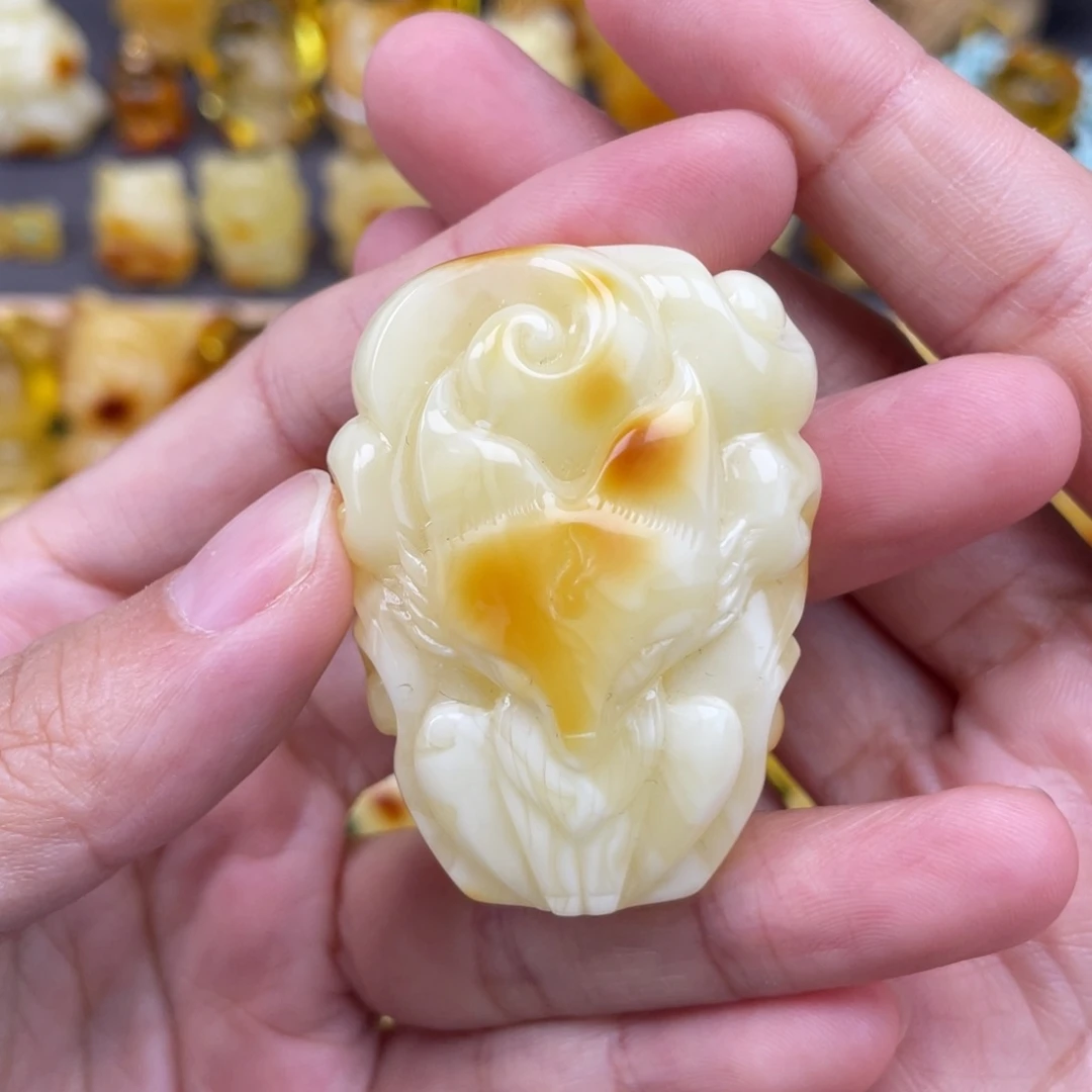 裸石琥珀未镶嵌蜜蜡