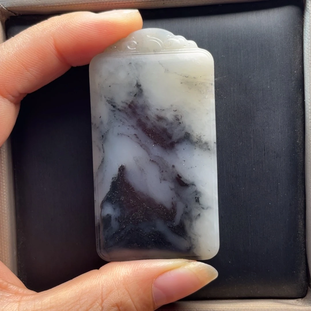 和田玉未镶嵌颈饰乐*～