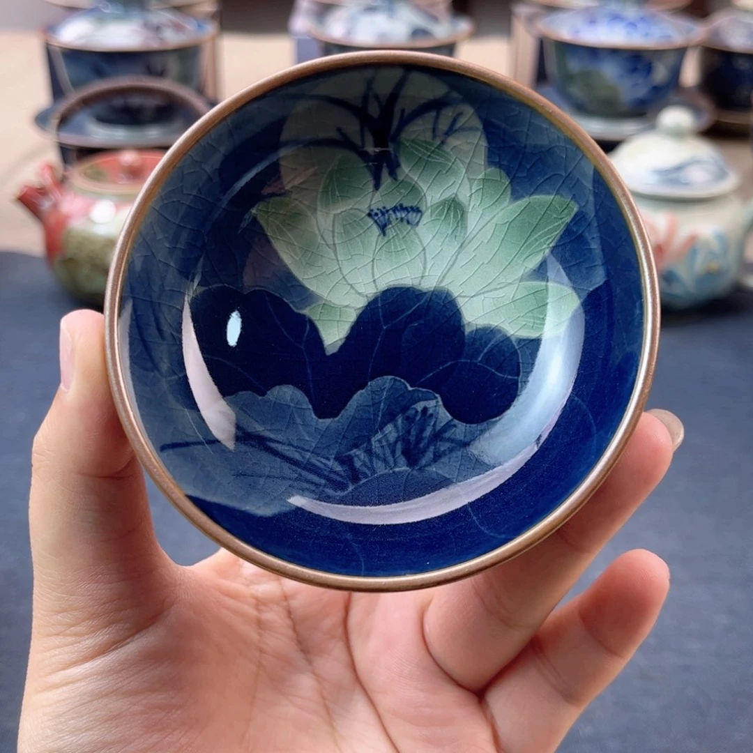 杯荷*景德镇陶瓷杯子