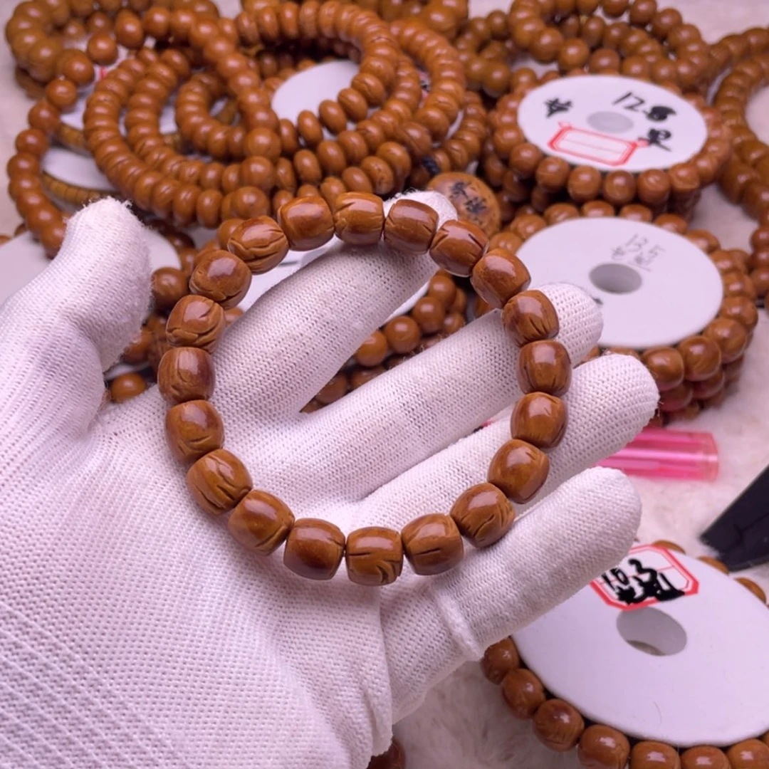 【闪购商品】桃核吊坠10,7直切龙纹桃核