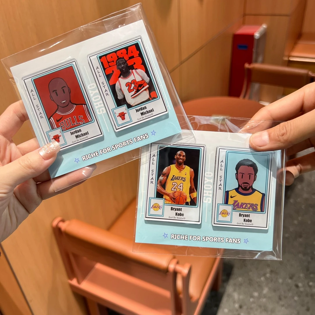 新版科比乔帮主冰箱贴磁贴款篮球迷周边学生宿舍家居冰箱贴礼物