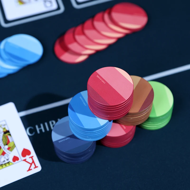 星扑克德州扑克专用筹码陶瓷德州扑克筹码无面值德扑筹码（梦幻）
