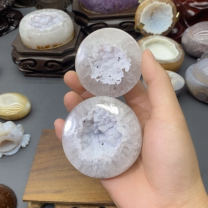 紫晶未镶嵌摆件聚宝盆