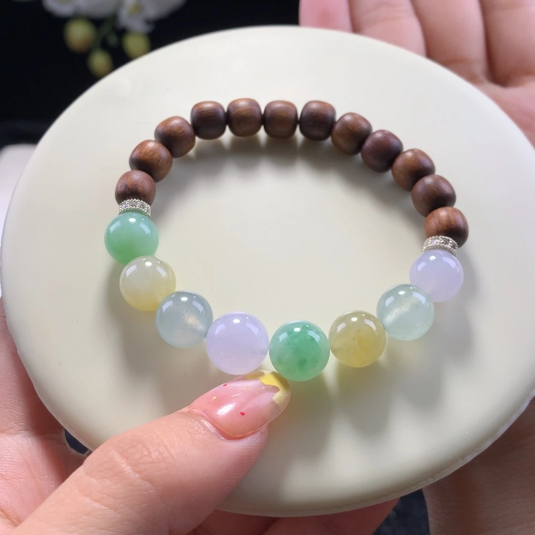 翡翠未镶嵌手串卡10特价多宝