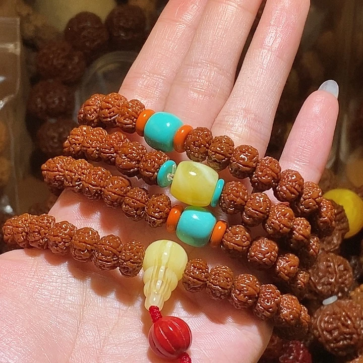 金刚菩提吊坠106玉华108颗高定