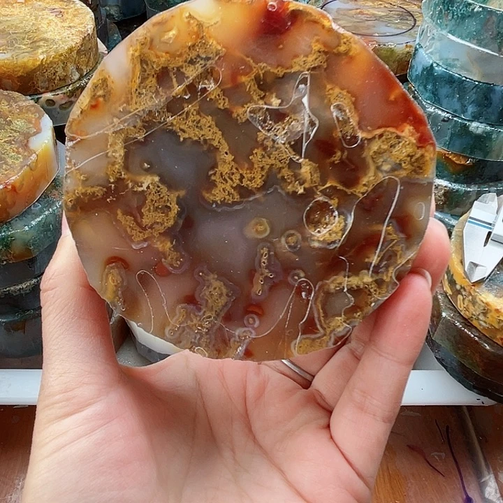 定制玛瑙韦*水草玛瑙手镯