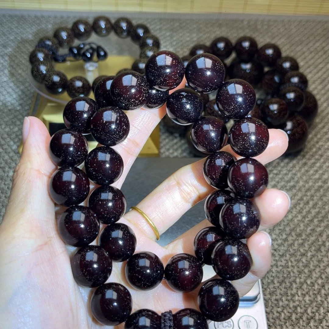 檀香紫檀（小叶紫檀）1.5 30颗 带星