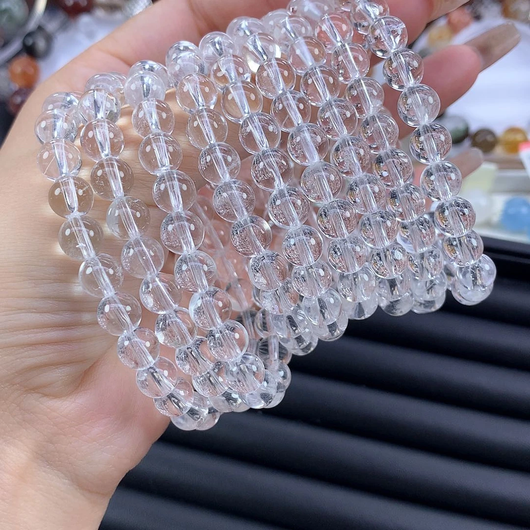 水晶手串未镶嵌白水晶7-8