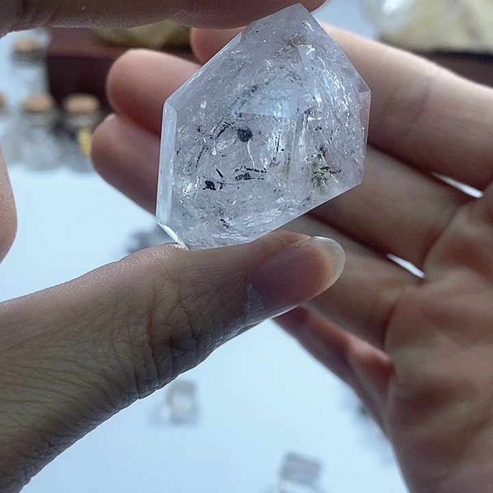 水晶颈饰未镶嵌爆闪水胆流沙