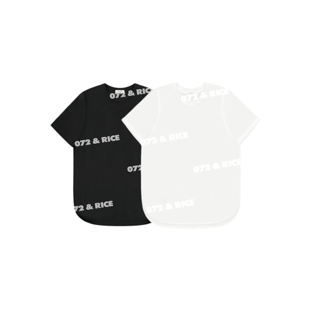 072 & RICE【珍珠TEE】夏季休闲圆领短袖T恤 N-32SZY12