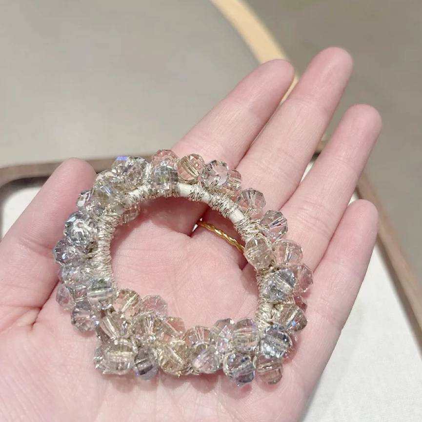 韩版气质女高弹力彩色简约发圈高马尾扎头发橡皮筋头饰头1106