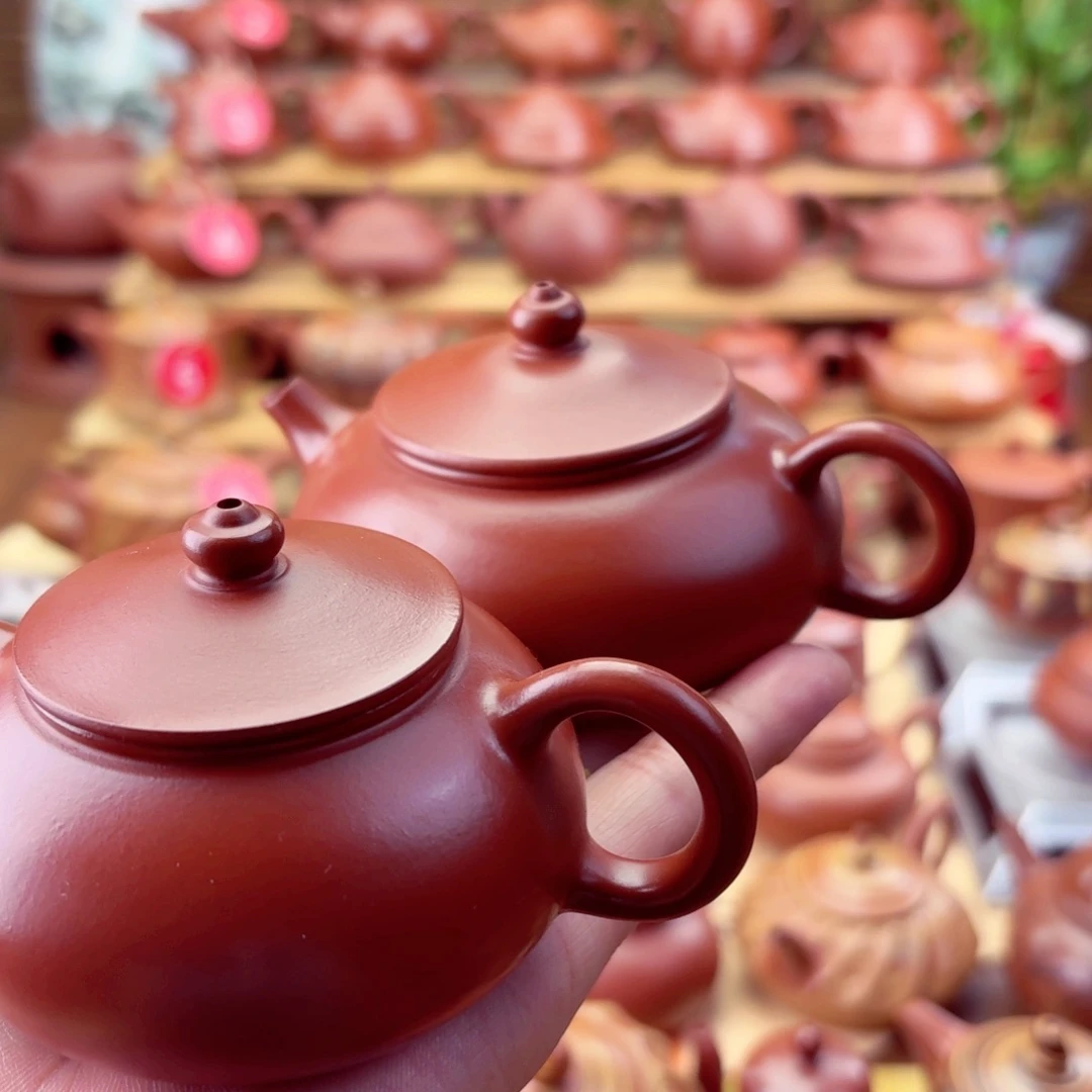 紫砂茶壶寒江120 ／140 cc手拉