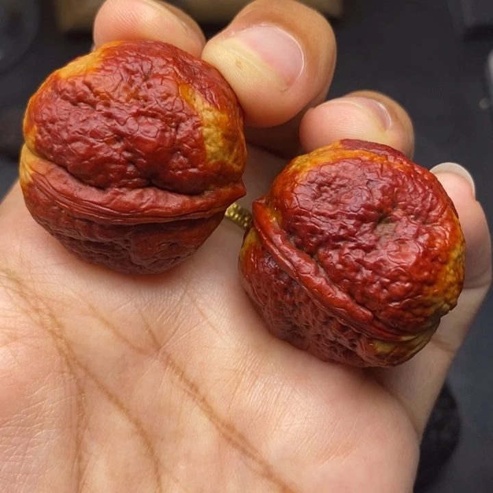 把件文玩核桃34尺肌肉蛙