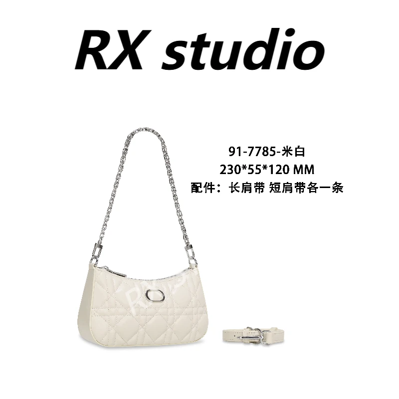 【南沙瑞熙】GQ-7785-米白 RAIN.CUN轻奢小众时尚女士包