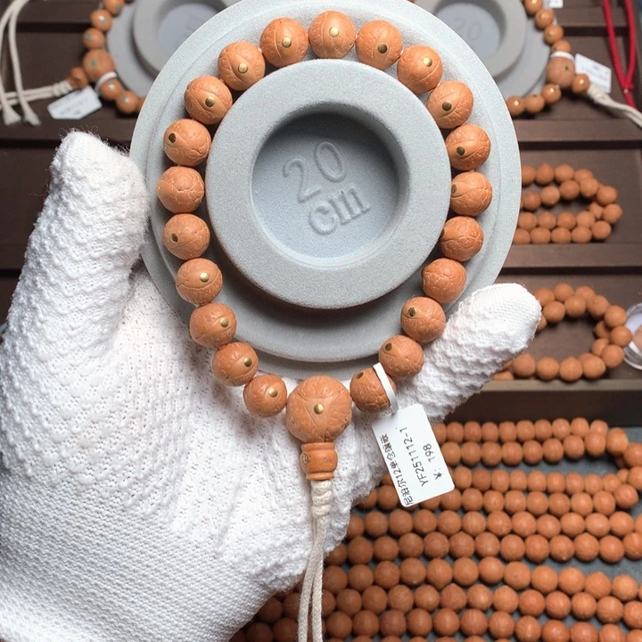 凤眼菩提手串25年尼泊尔小12单仓铜钉款