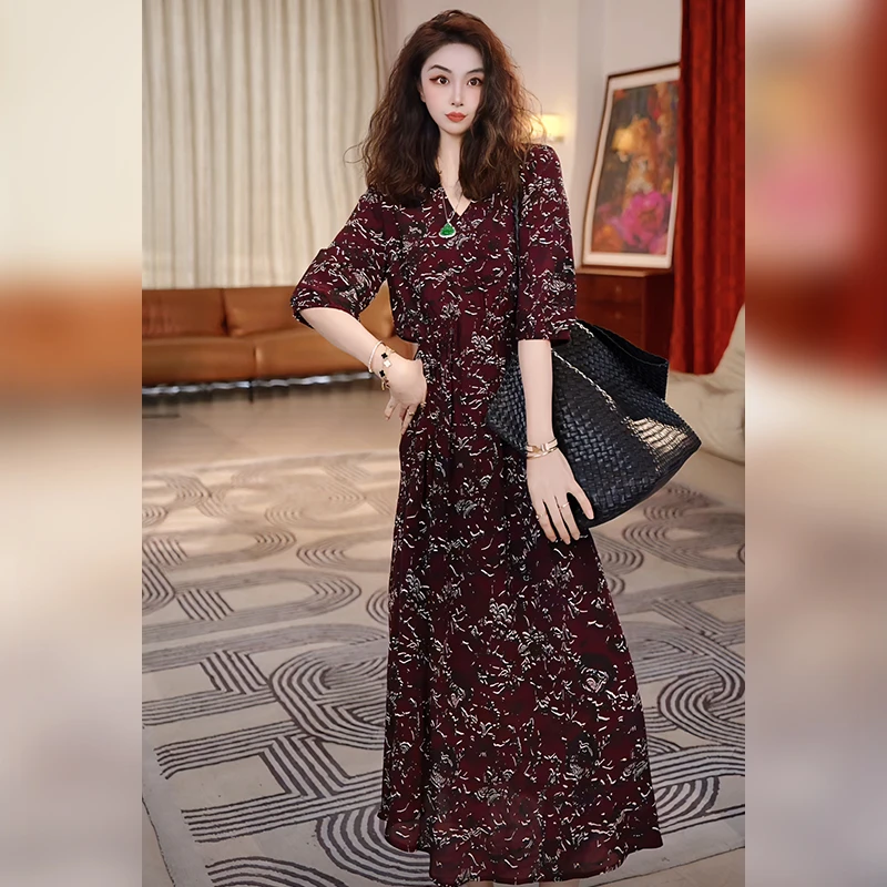 【Linda姐高端线】夏季新款洋气高贵法式连衣裙子AA5LYH1569