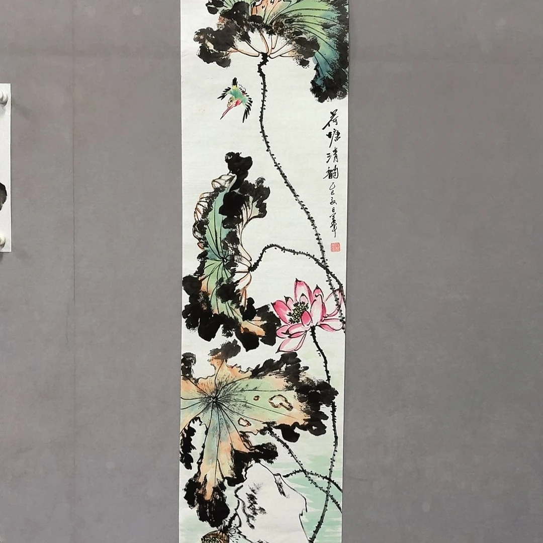 国画亲笔手绘放心去藏