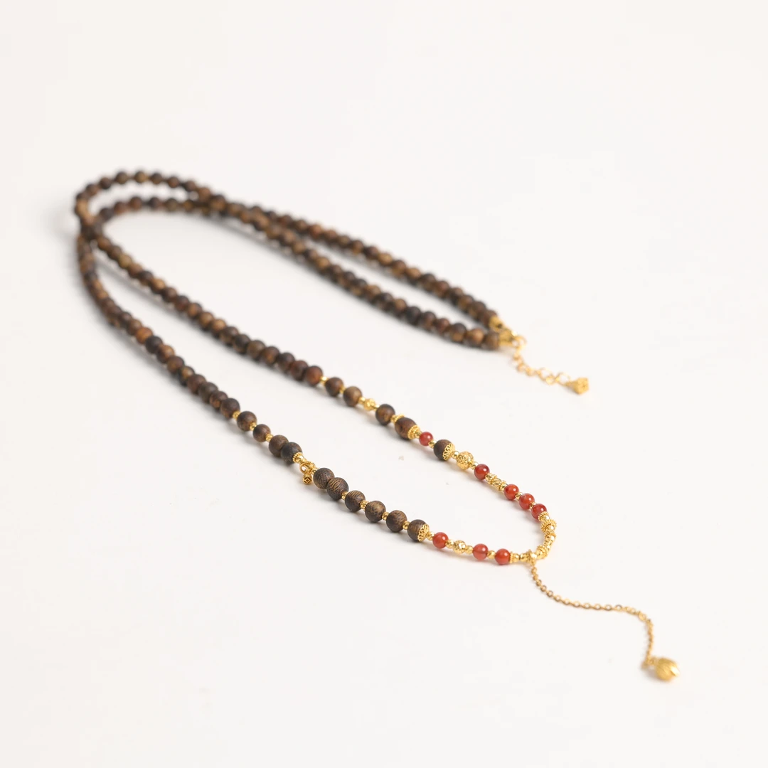 本真 | 沉香夕落 | 原创设计精品棋楠沉香4mm+万能链