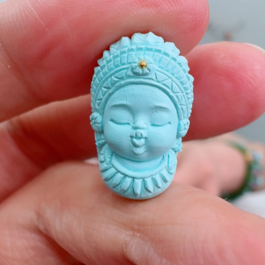 未镶嵌绿松石珠宝奇石