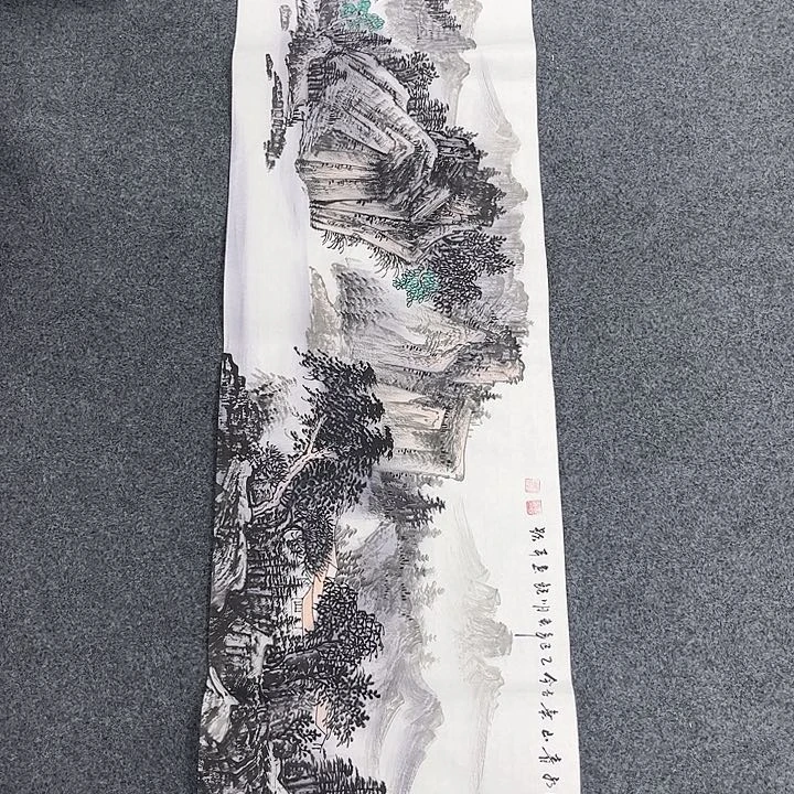 国画手绘国画捡漏!